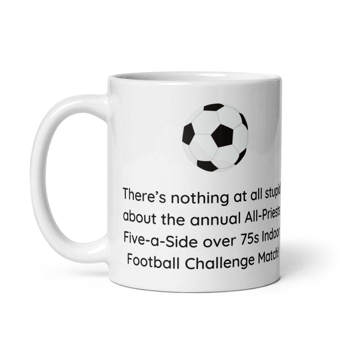 All-Priest Five-A-Side Football Mug: Ideal for Fans and Beverages!