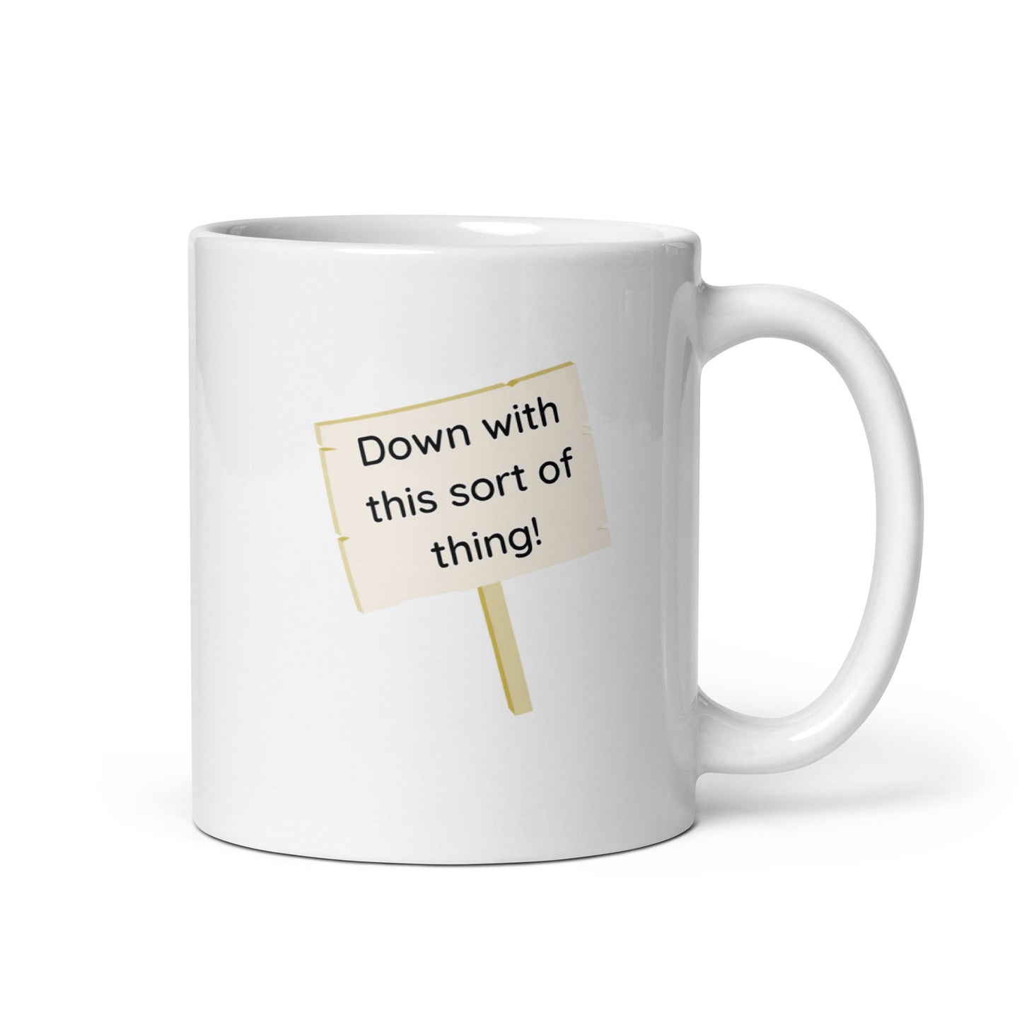 Down with this Sort of Thing Father Mug: Perfect for Fans and Beverages!