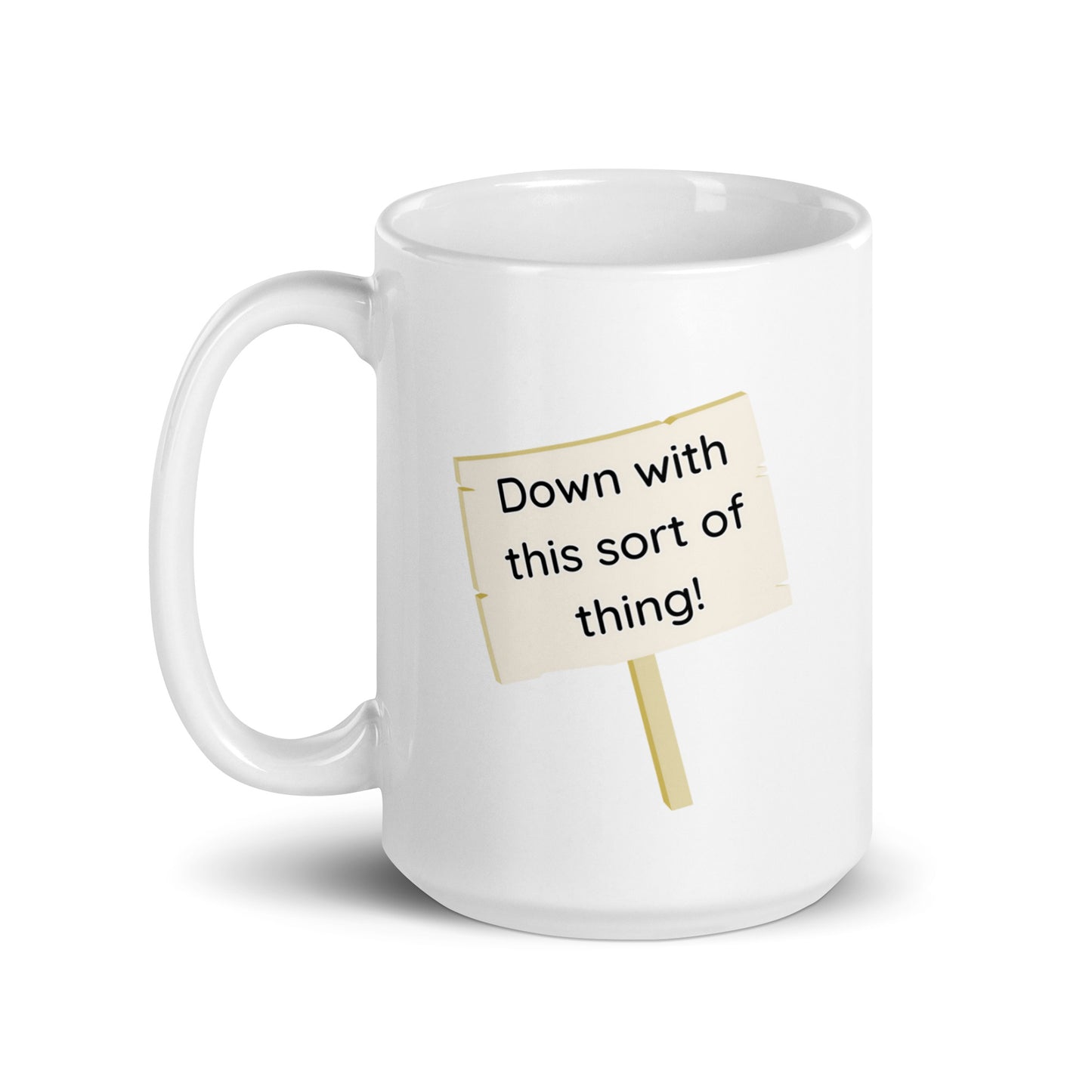Down with this Sort of Thing Father Mug: Perfect for Fans and Beverages!
