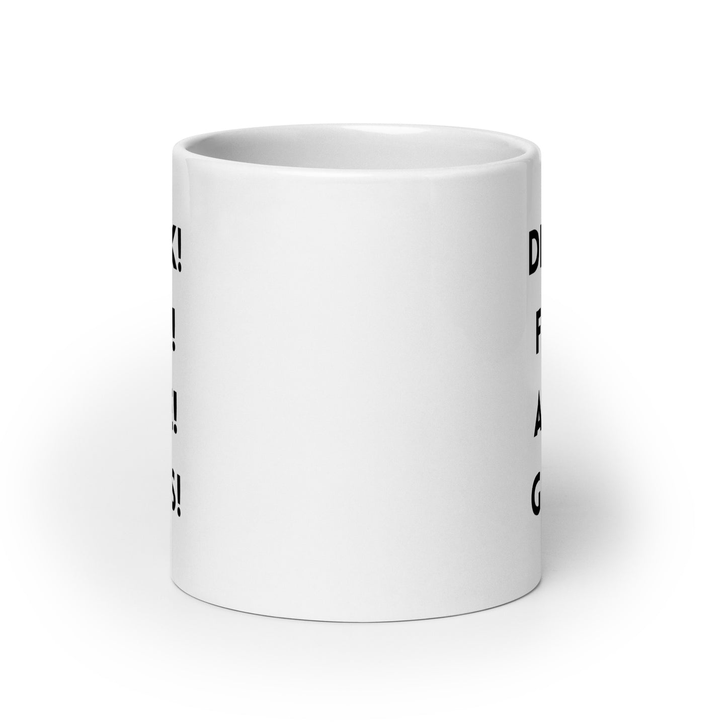 Father Ted Quote Mug: 'Drink Feck Arse Girls' - Ideal for Fans and Beverages