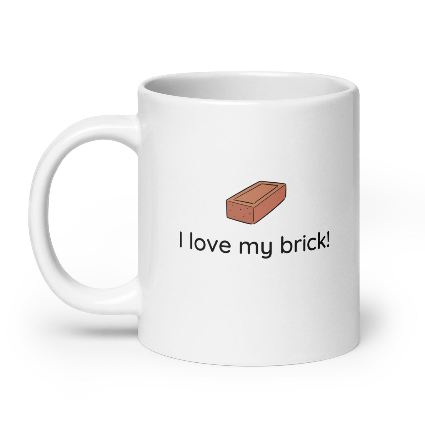 Jack Quote Mug: "I Love My Brick" - Ideal for Fans and Beverages!