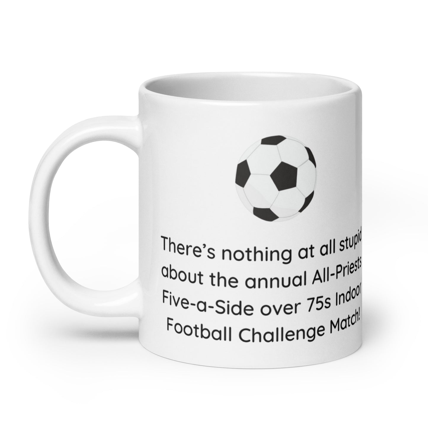 All-Priest Five-A-Side Football Mug: Ideal for Fans and Beverages!
