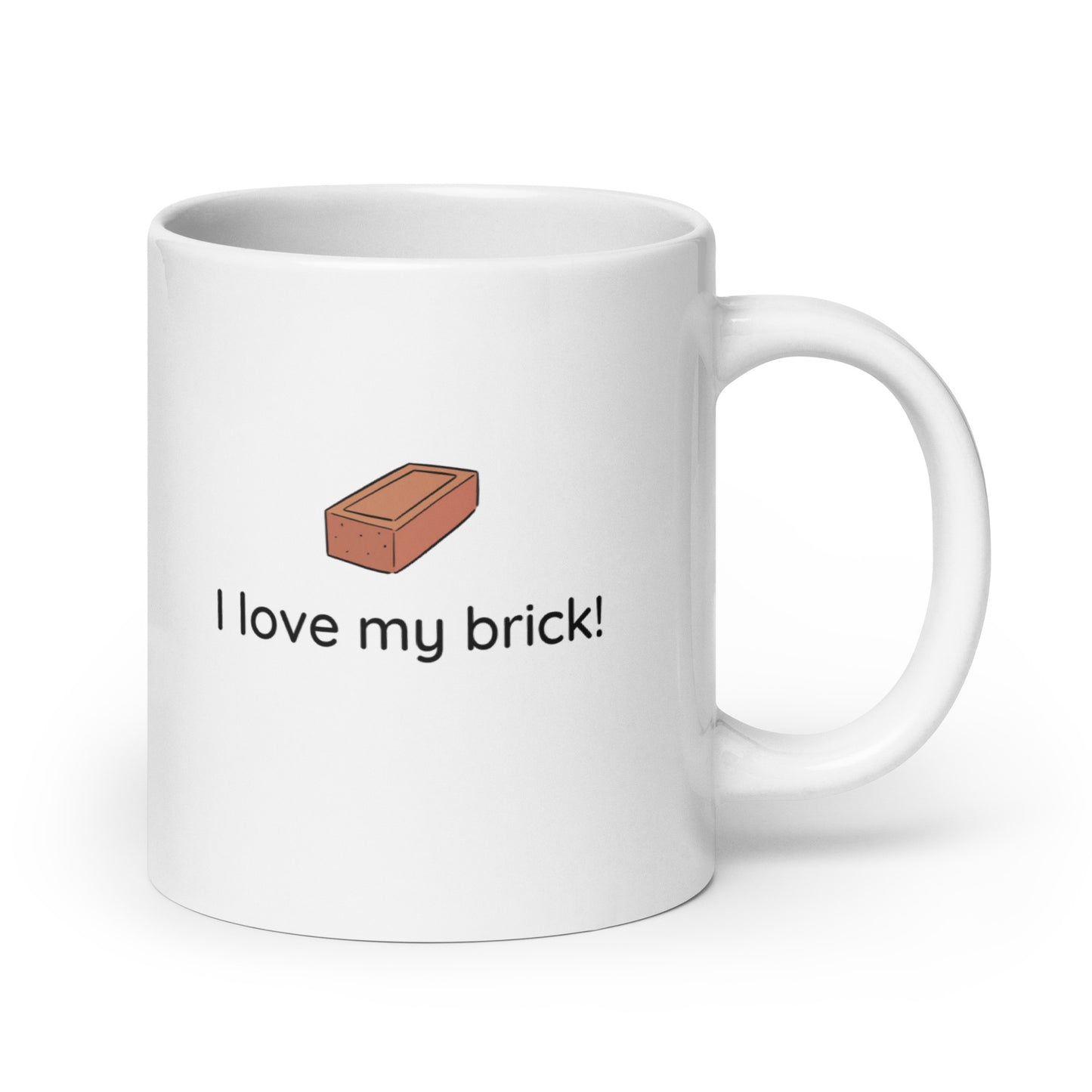 Jack Quote Mug: "I Love My Brick" - Ideal for Fans and Beverages!
