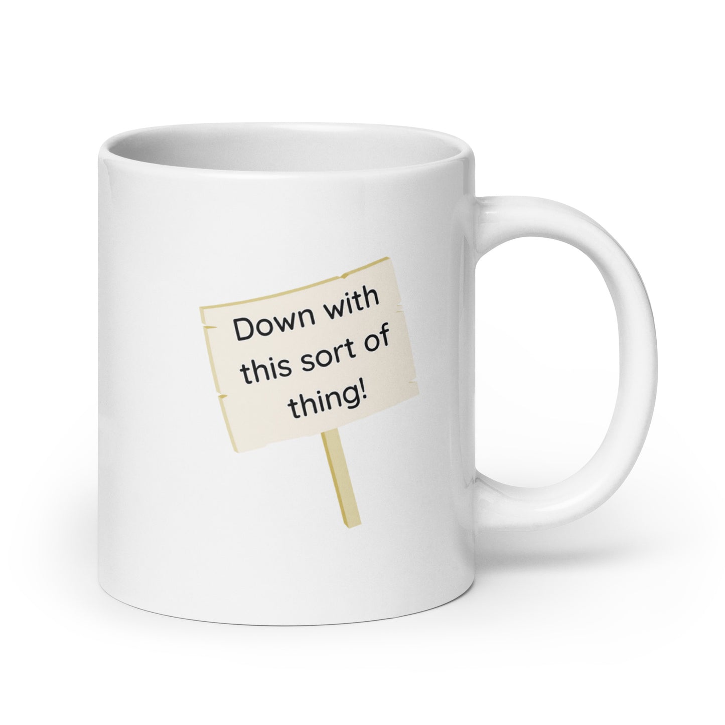 Down with this Sort of Thing Father Mug: Perfect for Fans and Beverages!